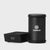 Charcoal black Tumbler Pro Diamond rolling knife sharpener with a round sharpening stone on top