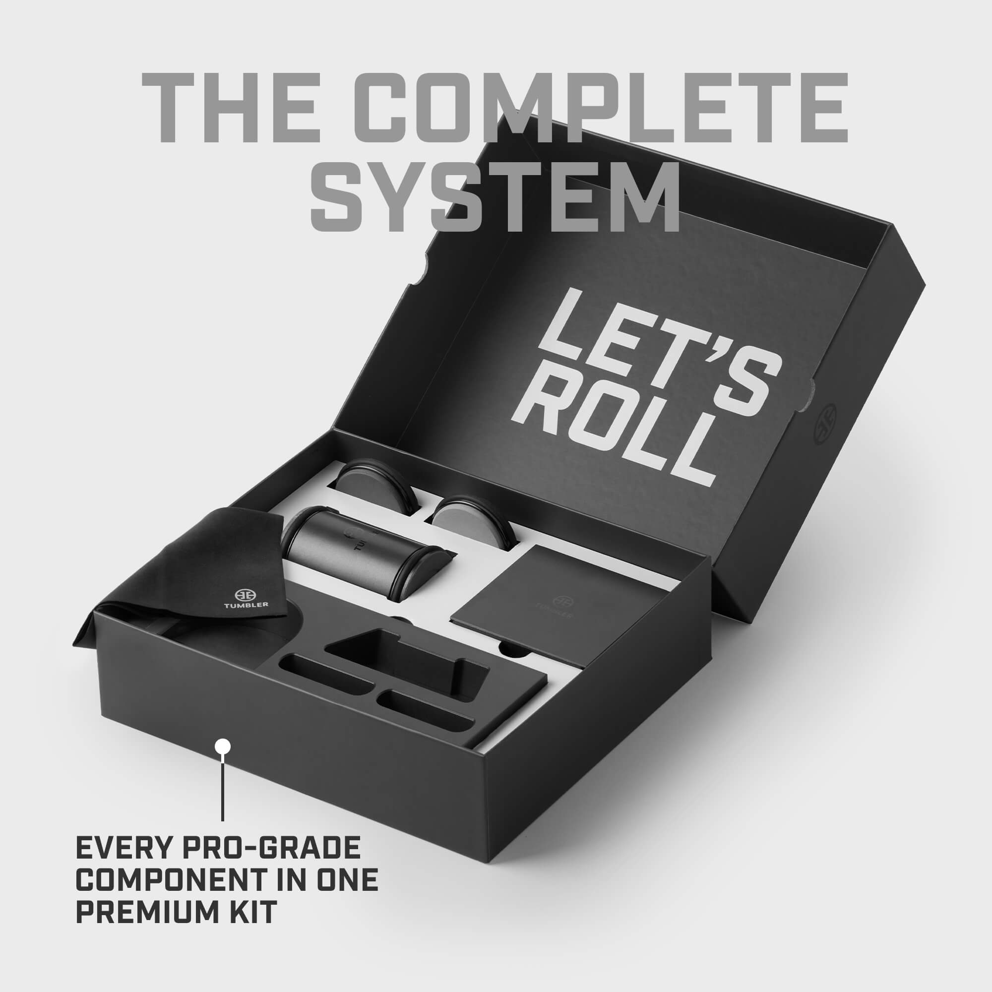 Rolling Knife Sharpener Pro Full Set - Charcoal Black