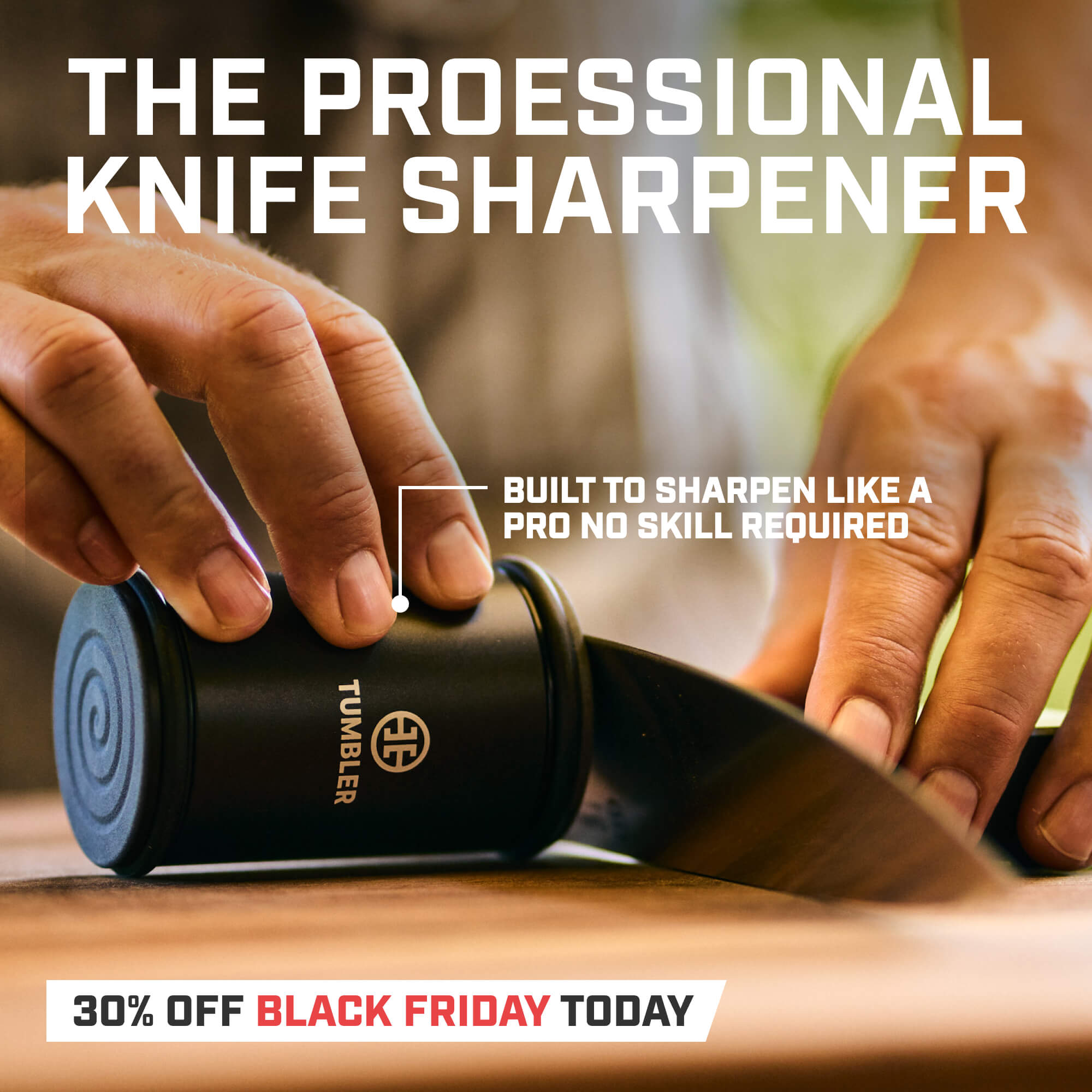 Rolling Knife Sharpener Pro Full Set - Charcoal Black