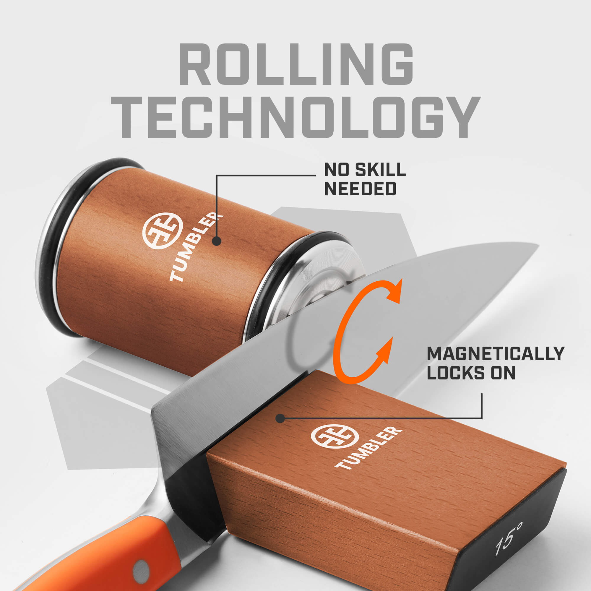 Tumbler Rolling Knife Sharpener Starter Set